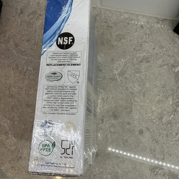 3 PACK ICEPURE RWF1200A REFRIGERATOR WATER REPLACEMENT FILTER NEW SEALED - Picture 3 of 6
